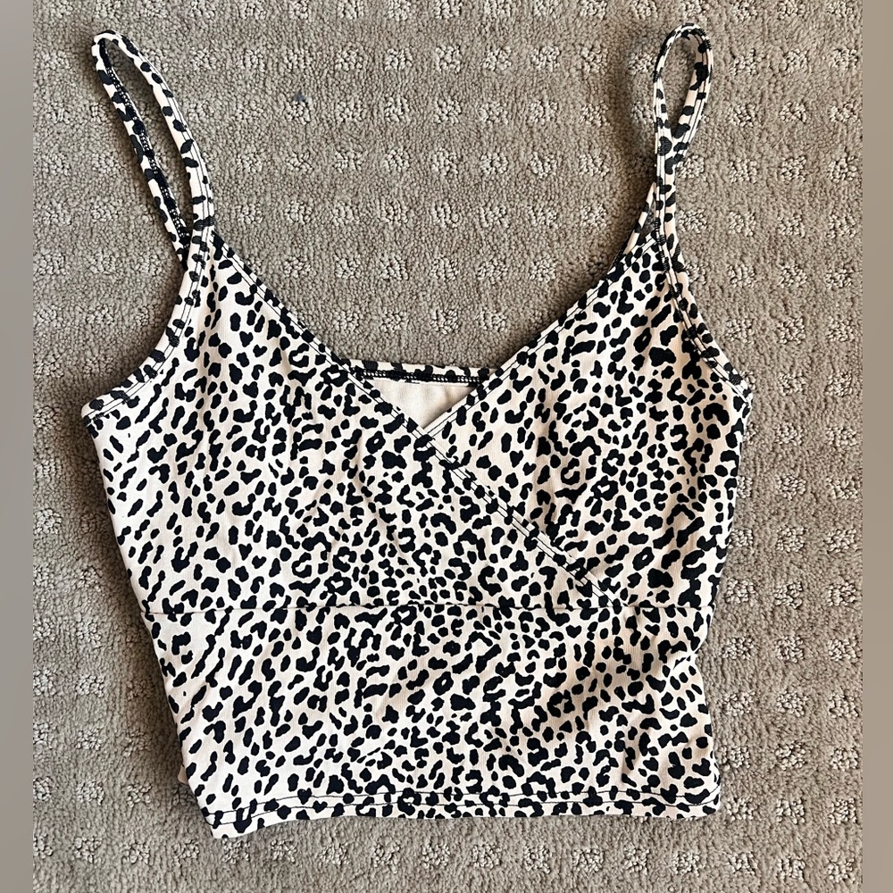 SHEIN Cheetah print tank top